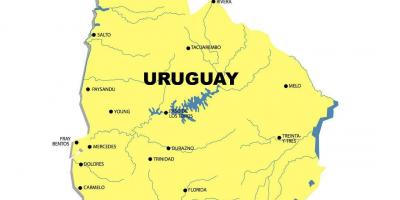 Mapa do rio Uruguai